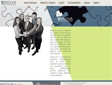 Tablet Screenshot of binova-it.fr